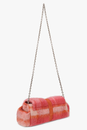 Hazel Tartan Treasure Clutch | Fraser Pink