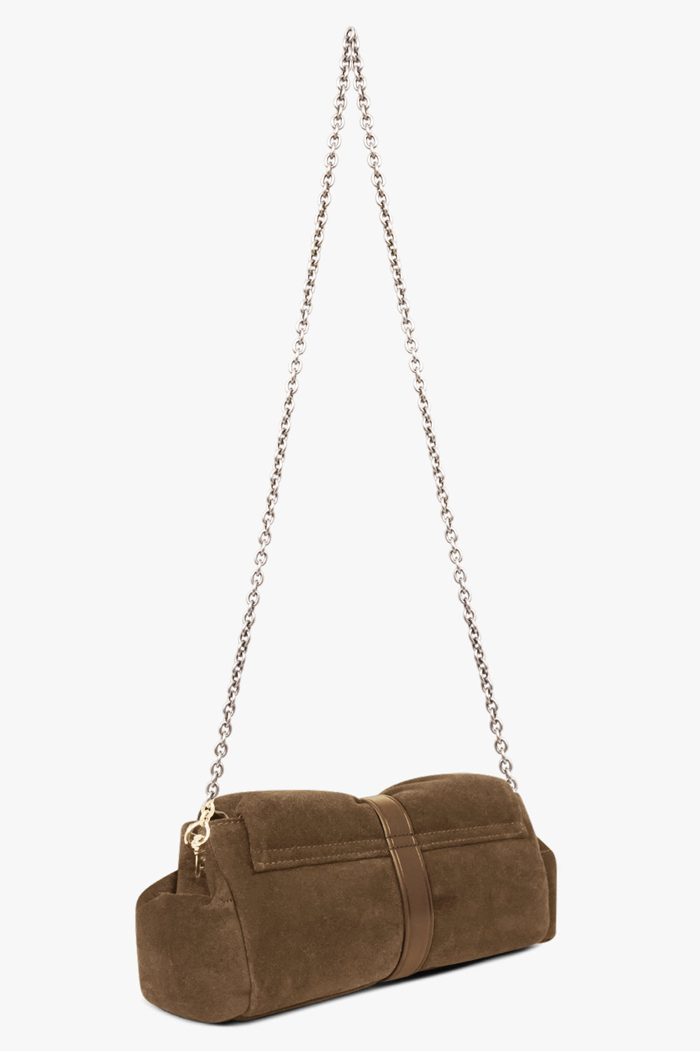 VIVIENNE WESTWOOD BAGS KHAKI / Khaki / One Size Hazel Suede Treasure Clutch | Khaki