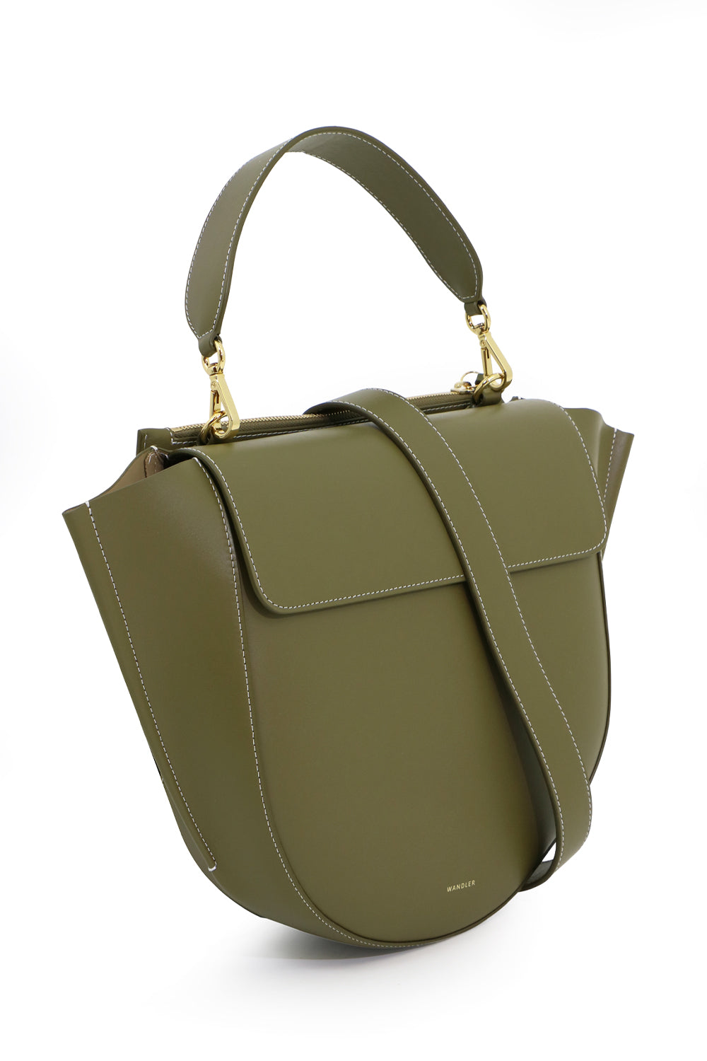 WANDLER BAGS KHAKI HORTENSIA BIG BAG KHAKI