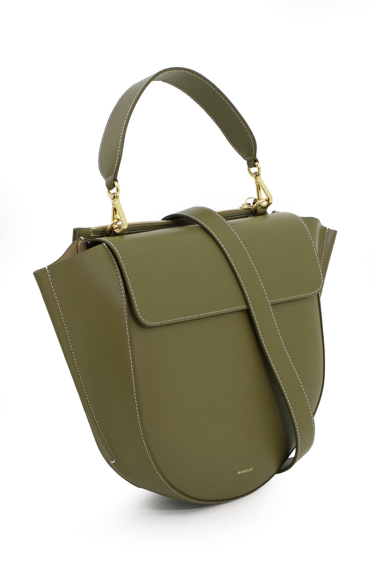 WANDLER BAGS KHAKI HORTENSIA BIG BAG KHAKI