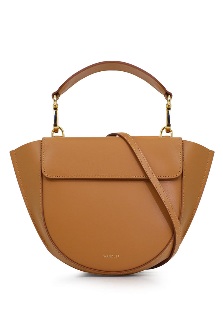WANDLER BAGS BROWN HORTENSIA MINI BAG CARAMEL