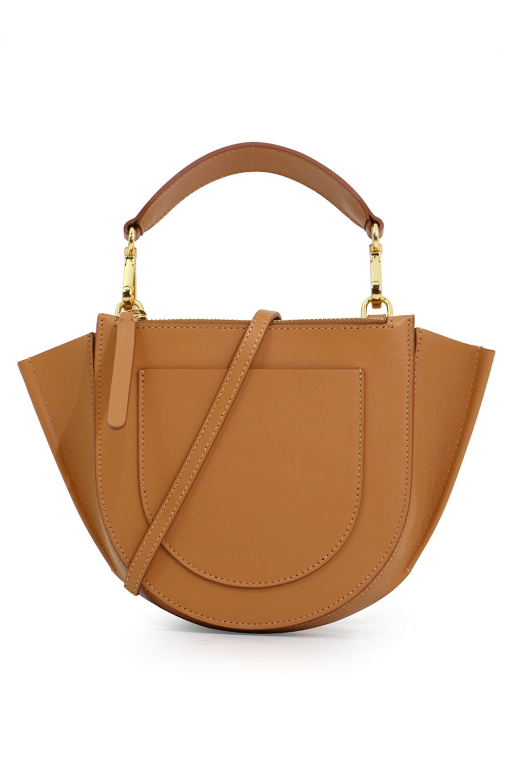 WANDLER BAGS BROWN HORTENSIA MINI BAG CARAMEL