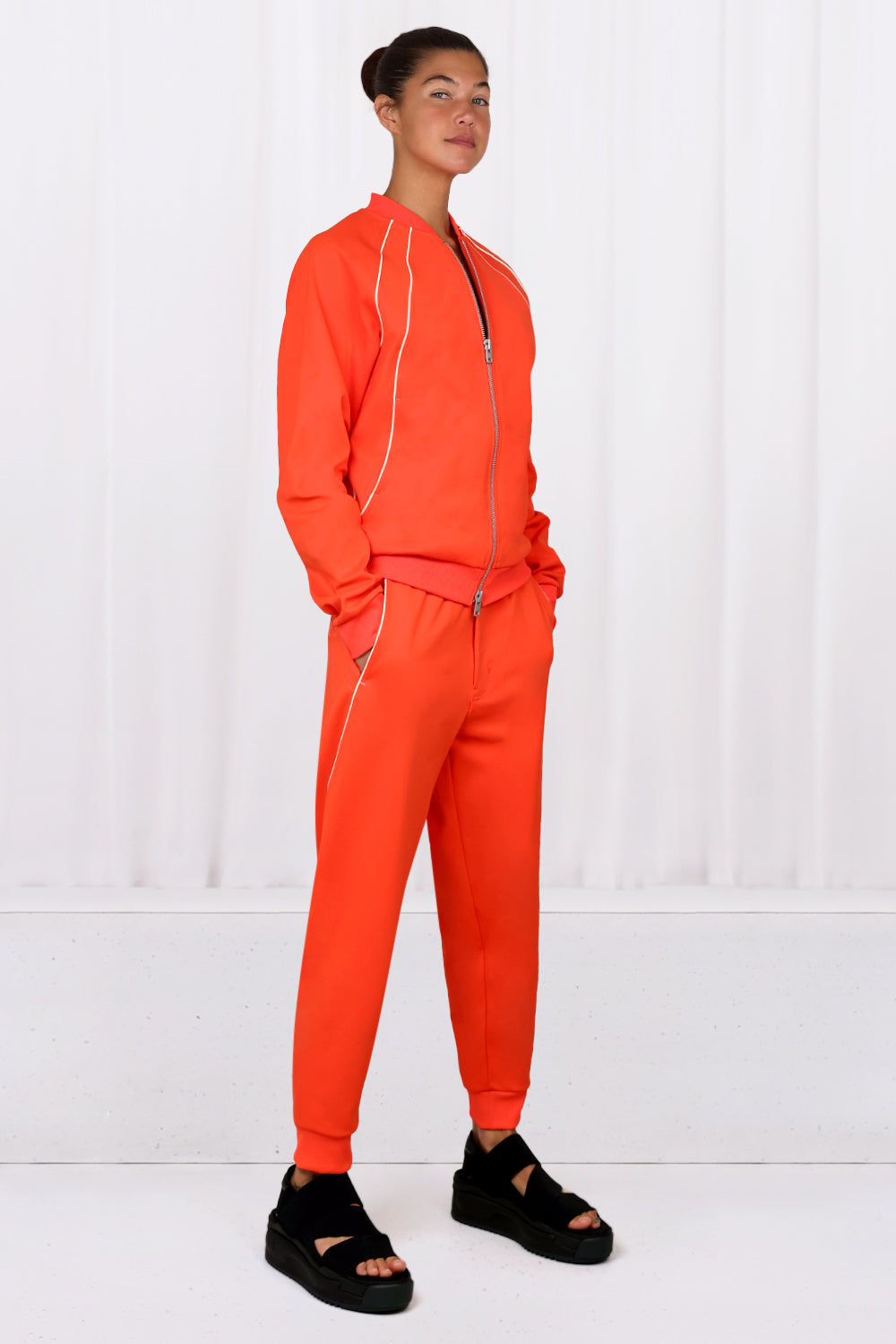Y-3 RTW SUPERSTAR TRACKPANT | SOLAR RED